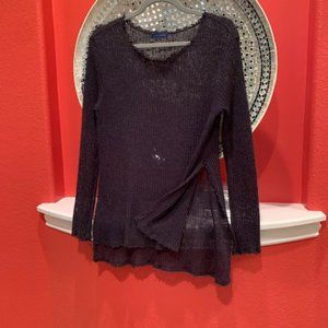 Cute casual tattered sweater